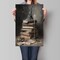 Vintage Witchy Wall Art – Ashland Witches Spell Prints, Gothic Dark Academia Halloween Decor for Living Room, Library & Bedroom (12x16in, Unframed)